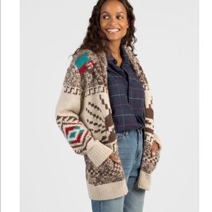 Faherty Brand Sun Wave Cardigan Size 